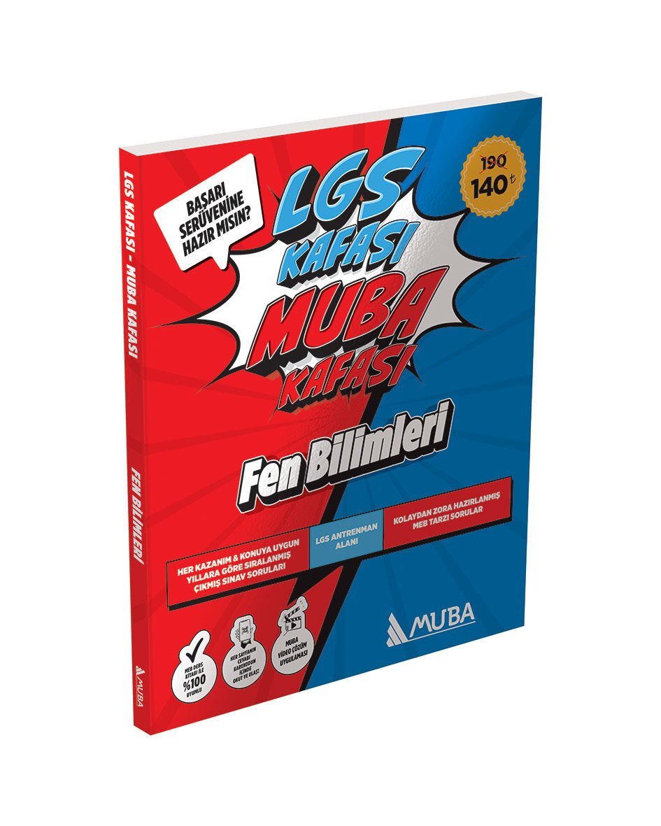 Muba Yayınları - 8. Sınıf Muba Kafası Fen Bilimleri Soru Bankası