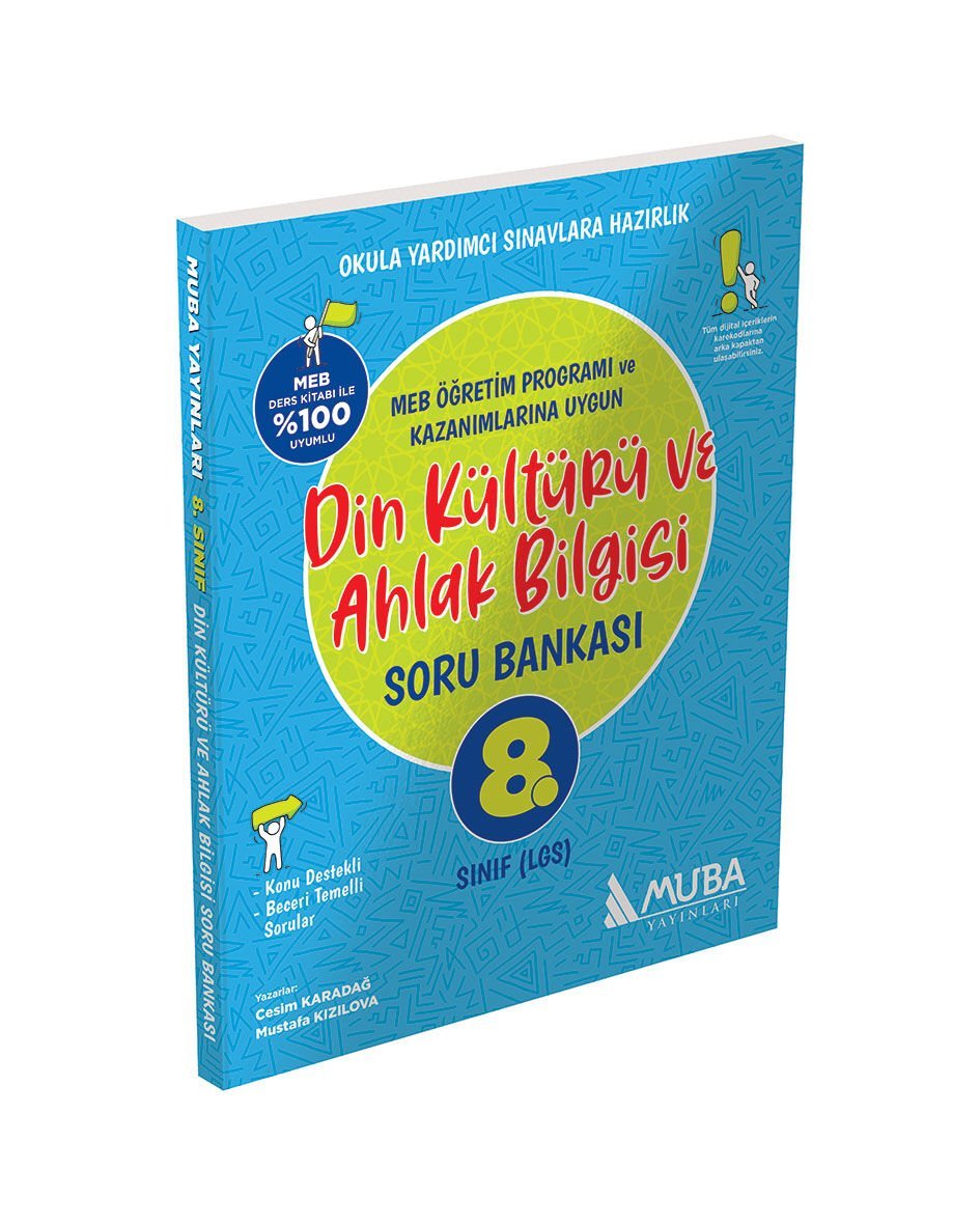 Muba Yayınları - 8. Sınıf Din Kültürü ve Ahlak Bil Soru Bankası