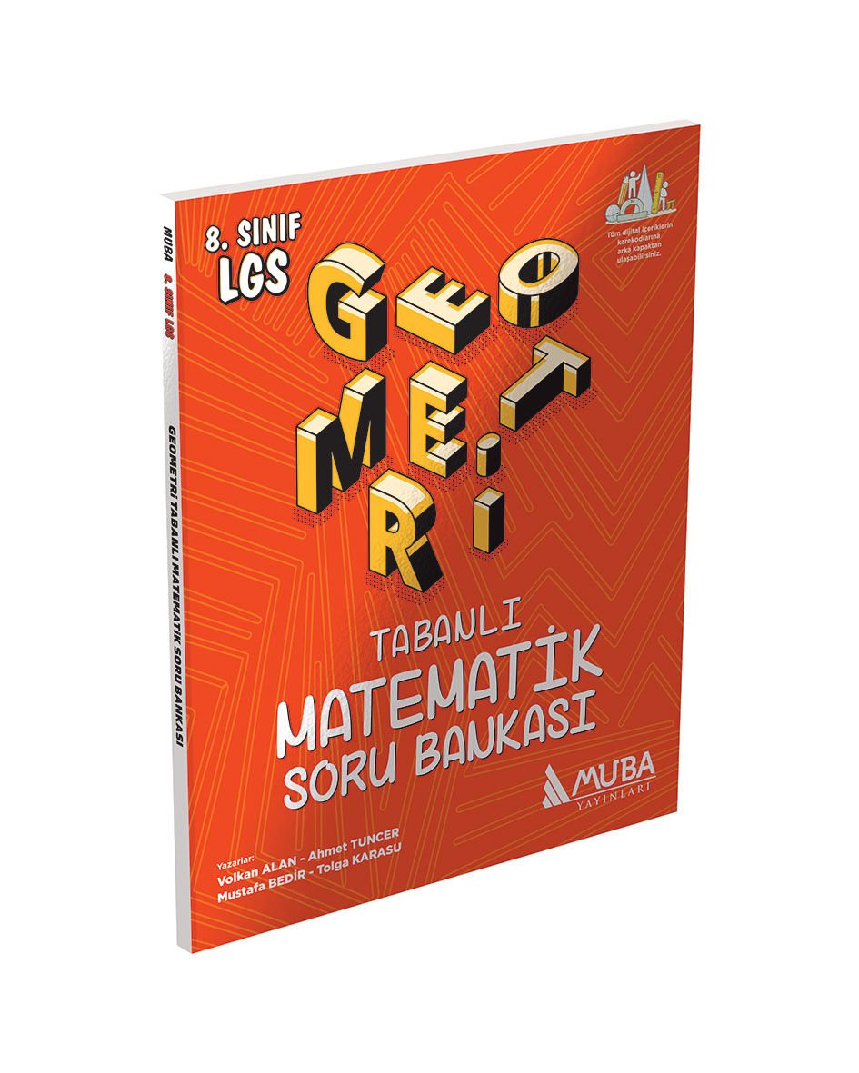 Muba Yayınları - 8. Sınıf Geometri Tabanlı Matematik Soru Bankası