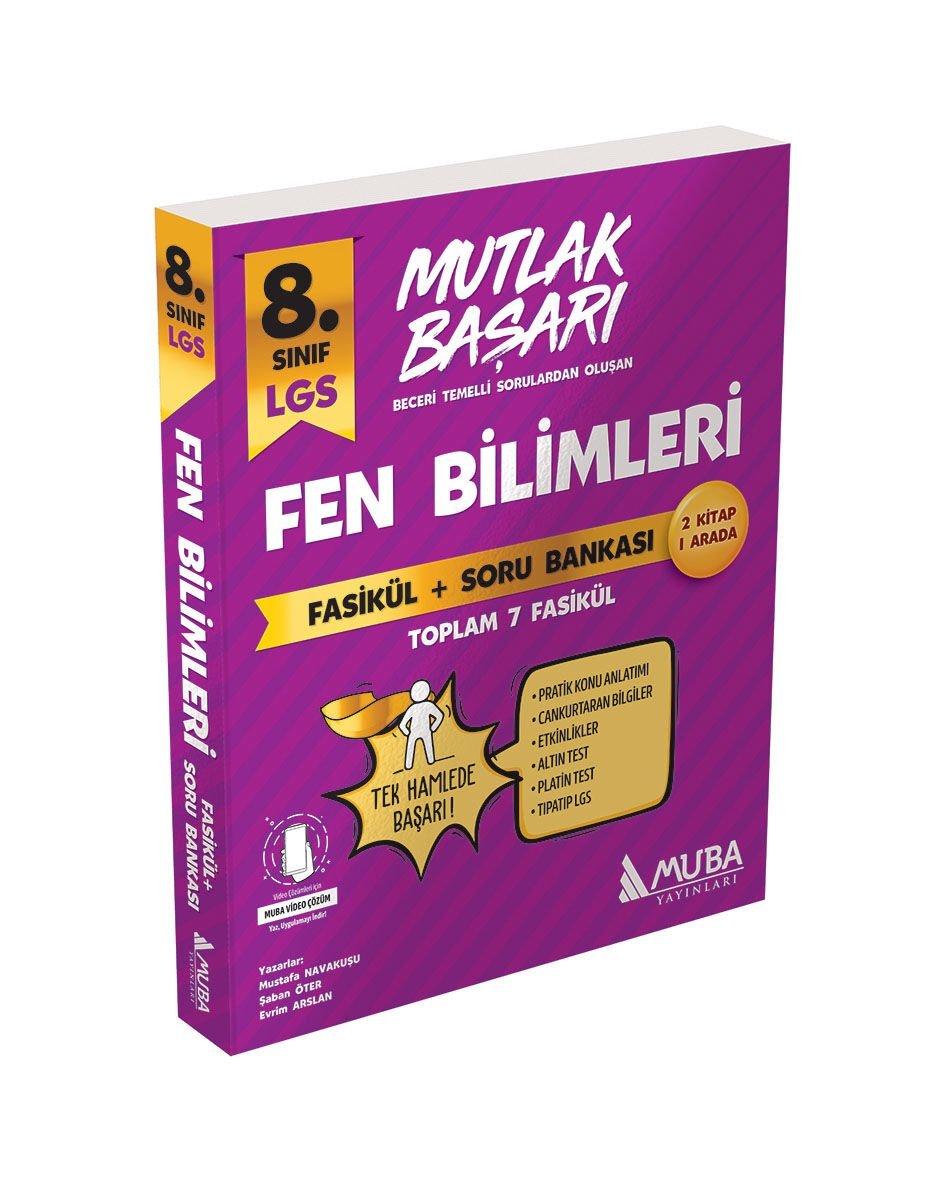 Muba Yayınları - 8.Sınıf Fen Bilimleri Fasikül + Soru Bankası