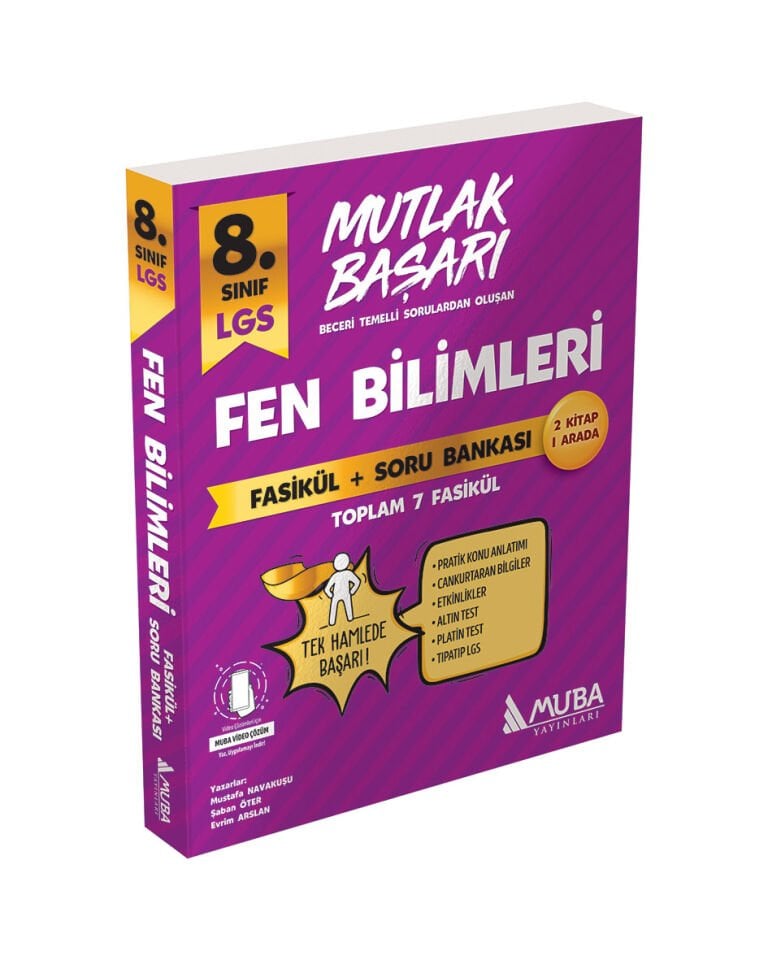 Muba Yayınları - 8.Sınıf Fen Bilimleri Fasikül + Soru Bankası