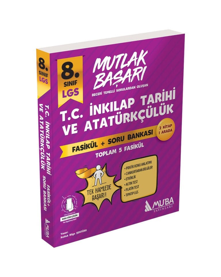 Muba Yayınları - 8.Sınıf İnkilap Tarihi Fasiküller+Soru Bankası