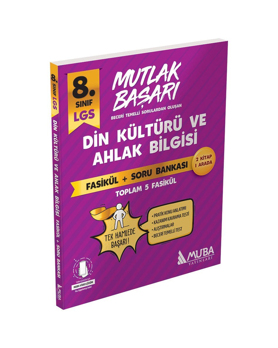 Muba Yayınları - 8.Sınıf Din Kültürü Fasiküller+Soru Bankası