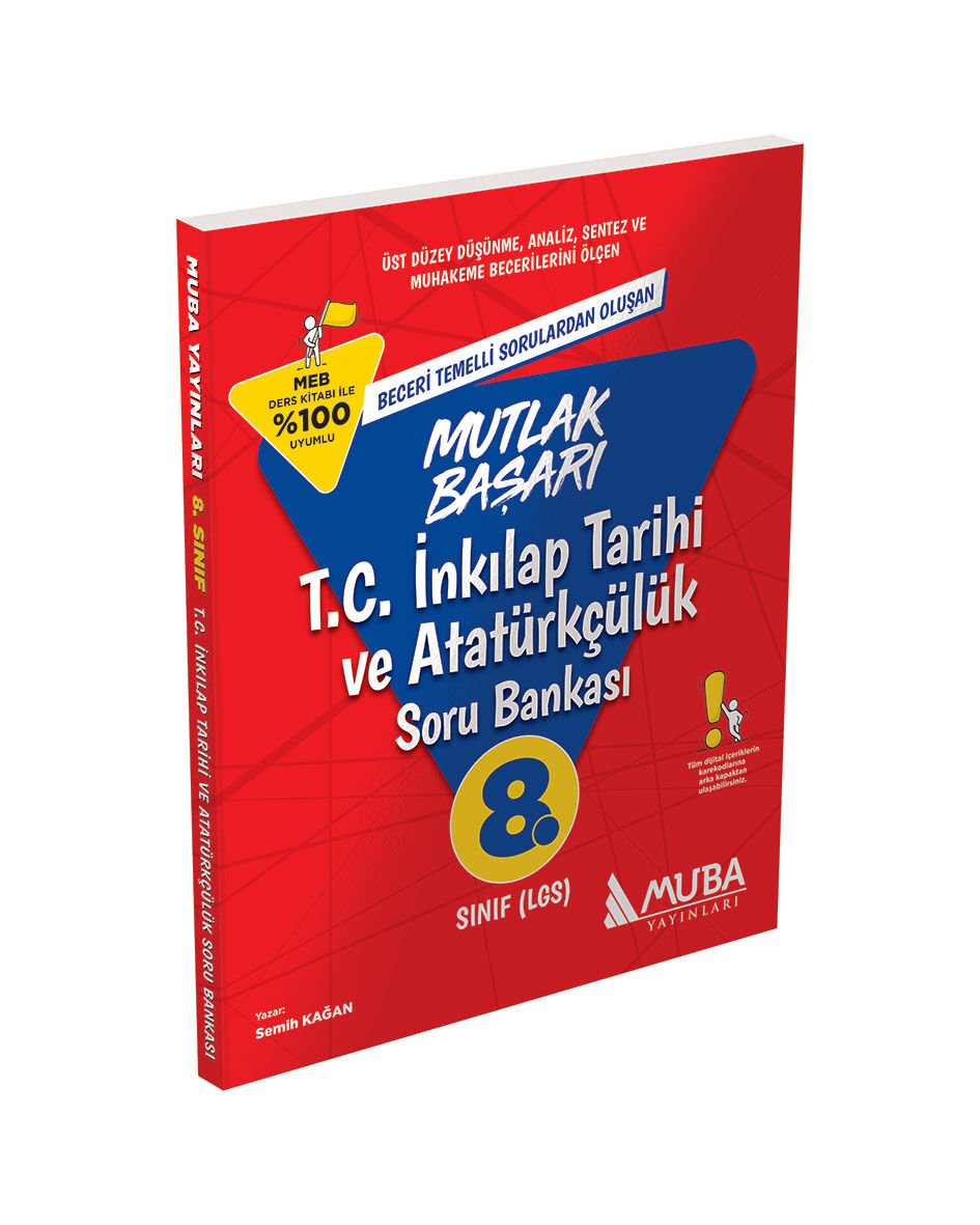 Muba Yayınları - T.C İnkilap Tarihi ve Atatürkçülük Mutlak Başarı Soru Bankaları