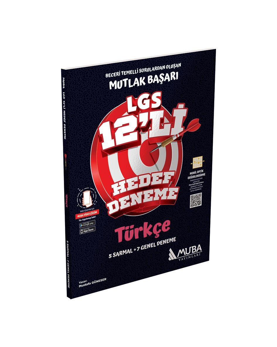 Muba Yayınları - 8.Sınıf Türkçe 12 Li Hedef Deneme