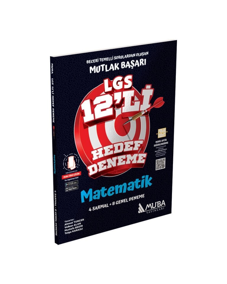 Muba Yayınları - 8.Sınıf Matematik 12 Li Hedef Deneme