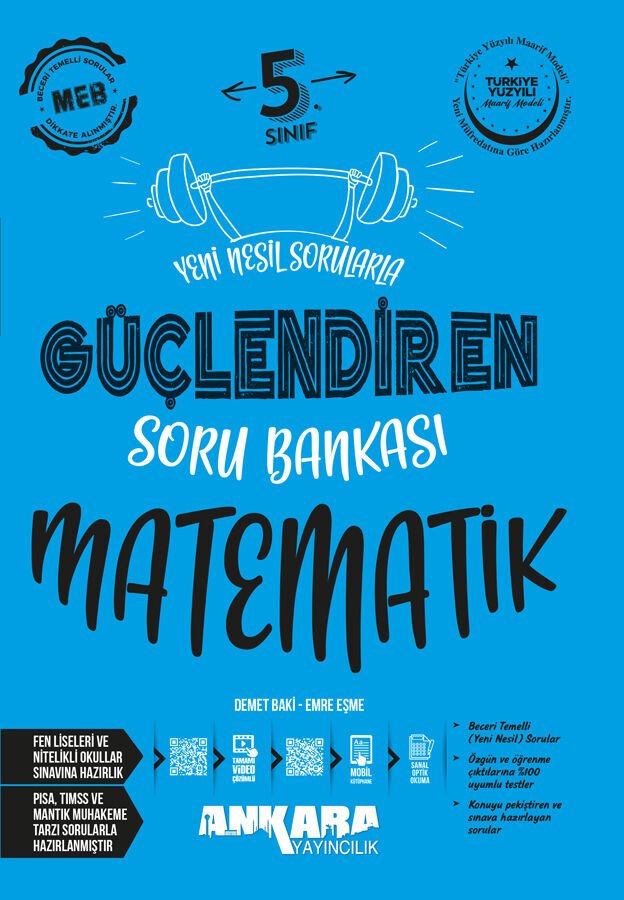 Ankara Yayıncılık - 5. Sınıf Güçlendiren Matematik Soru Bankası