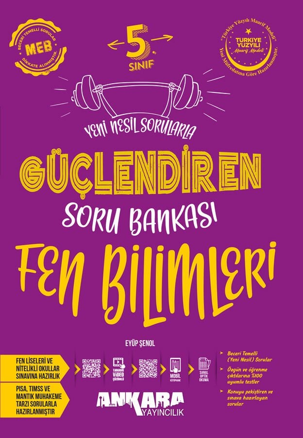 Ankara Yayıncılık - 5. Sınıf Güçlendiren Fen Bilimleri Soru Bankası