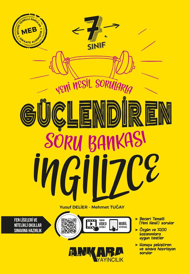 Ankara Yayıncılık - 7. Sınıf İngilizce Güçlendiren Soru Bankası