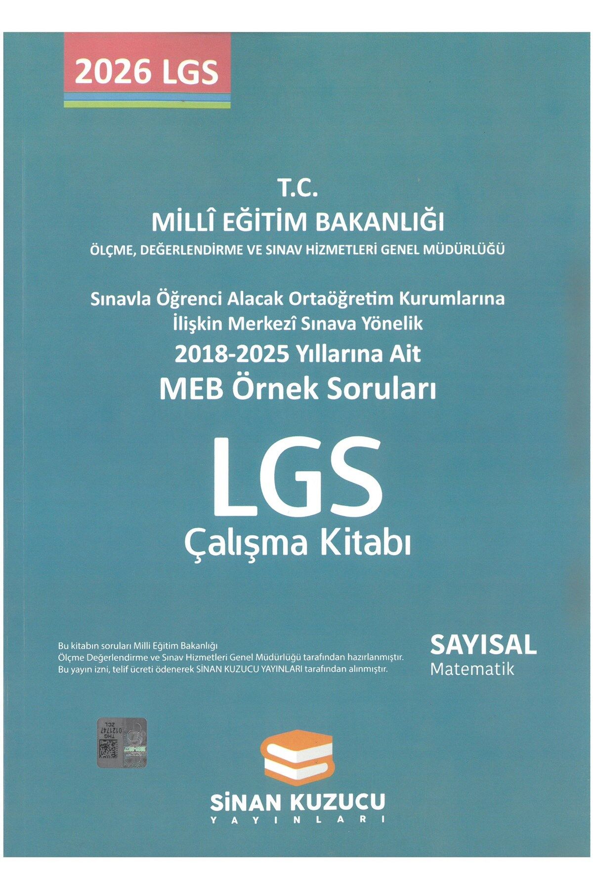 Sinan Kuzucu - Meb Örnek Soruları Sayısal Matematik Çalışma Kitabı 2026
