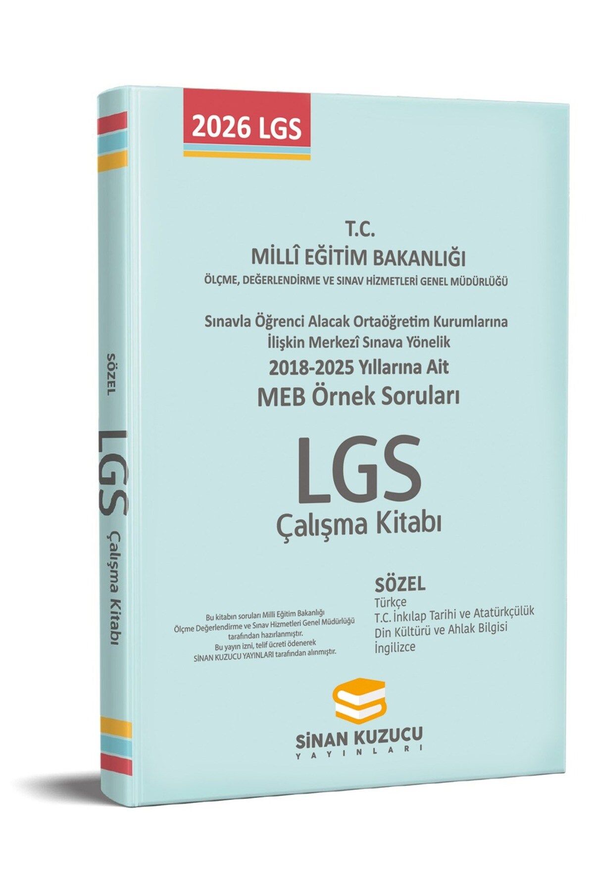 Sinan Kuzucu - Meb Örnek Soruları Sözel Çalışma Kitabı 2026
